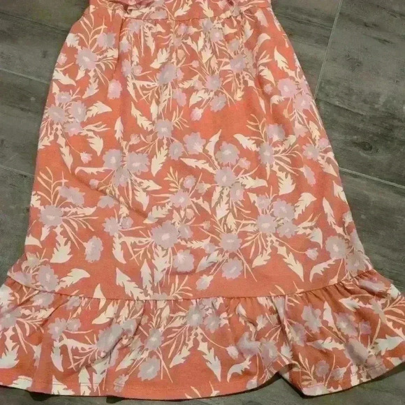 Cat & Jack Floral Hawaiian Print Maxi Dress - Picture 3 of 8